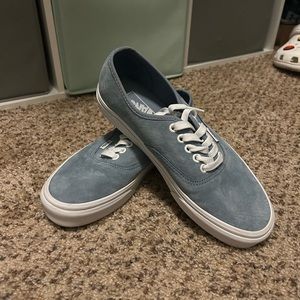 Light Blue Suede Vans